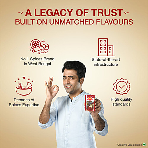 Sunrise Pure Pure Kashmiri Red Chilli Powder, Kashmiri Mirch Powder, 50 g  