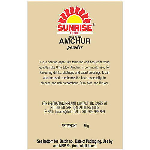 Sunrise Pure Pure Dry Mango Powder, Amchur Powder, 50 g