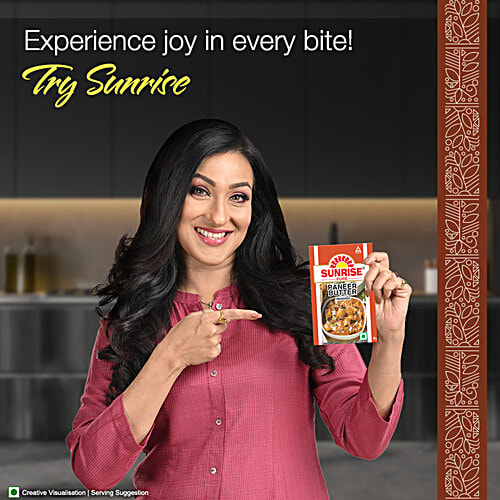 Sunrise Pure Pure Paneer Butter Masala, 50 g Made from Select Ingredients