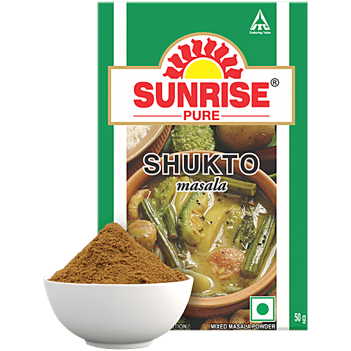 Sunrise Pure Pure Shukto Masala Spice Powder, 50 g  Made from Select Ingredients