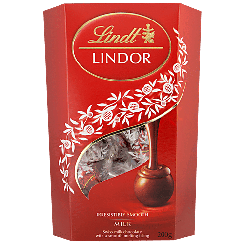 Lindt Chocolate - Lindor Milk, 200 g  
