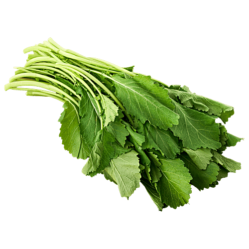 fresho! Mustard Leaves (Sarso Saag), 500 g  Rich in Fiber & Antioxidants