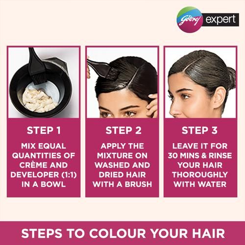 Buy Godrej Expert Rich Creme Hair Colour Black Brown 3 Multi Application  Pack 62 Gm 50 Ml Online At Best Price of Rs 99 - bigbasket