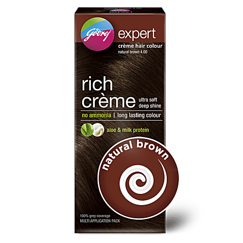 Buy Godrej Expert Rich Creme Hair Colour Natural Brown 4 Multi