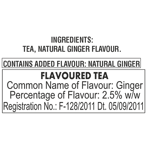 Wagh Bakri Tea - Ginger, 50 g (25 Bags x 2 g each) 
