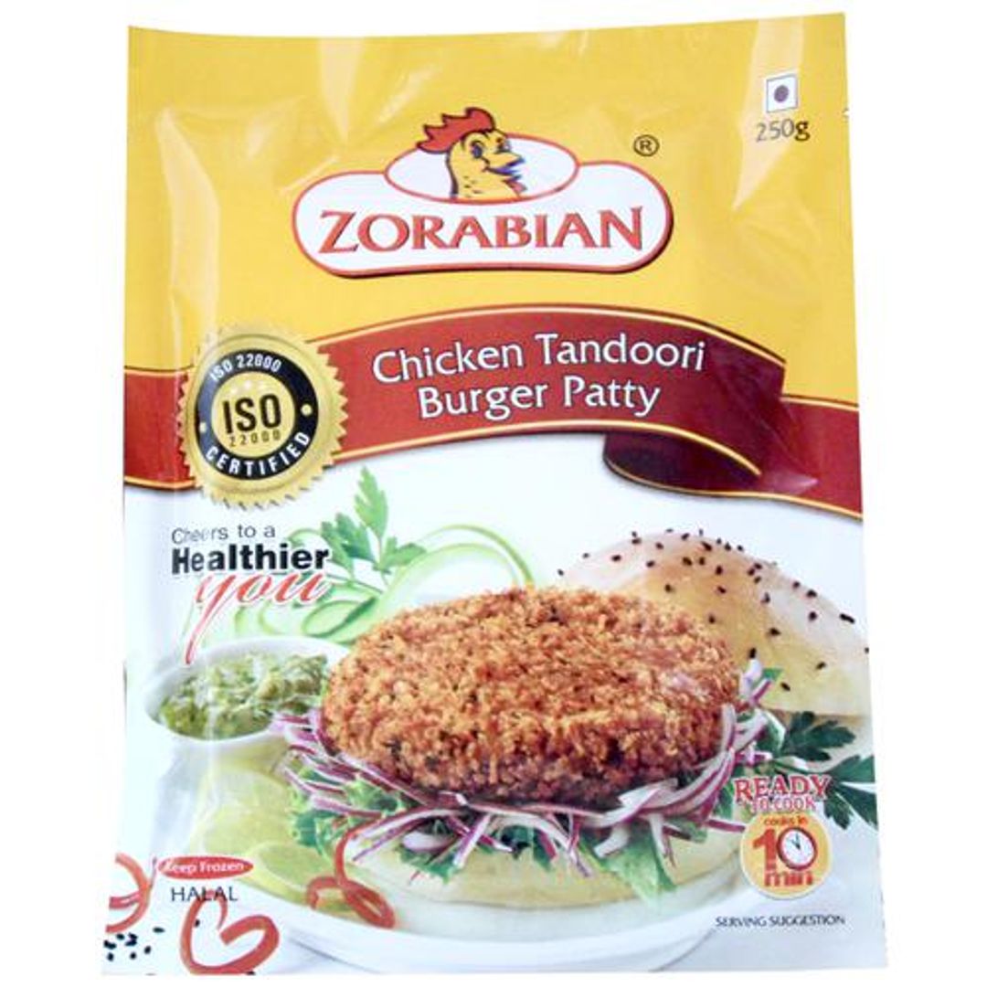 Zorabian Chicken - Tandoori Burger Patty, 250 g 