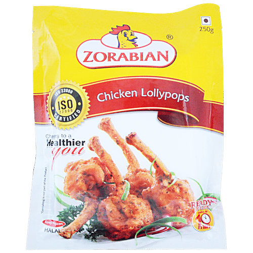 Buy Zorabian Chicken Lollypops 250 Gm Online at the Best Price of Rs 200 bigbasket