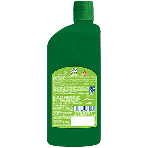 Lizol Disinfectant Surface Cleaner Liquid - Neem, 500 ml  