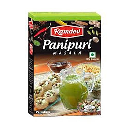 Ramdev Masala - Panipuri, 50 g  Zero Cholesterol, Zero Trans Fat