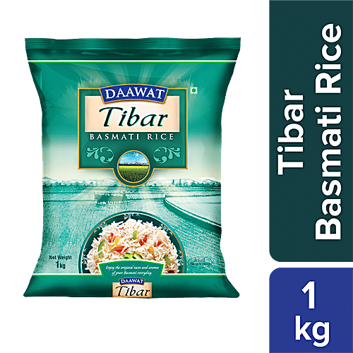 Daawat  Basmati Rice/Basmati Biyyam - Daawat Tibar, 1 kg  