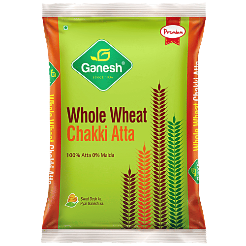 Buy Ganesh Whole Wheat Atta 5 Kg Online at the Best Price of Rs 220.61