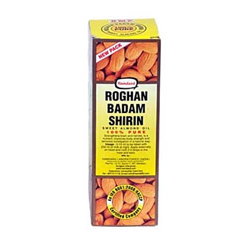 Hamdard Almond Oil - Roghan Badam Shirin, 25 ml  
