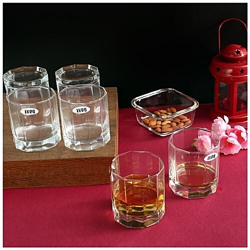 Iveo Whisky/Juice Glass/Tumbler Galaxy, set of 6 (Set of 6) Dishwash Safe & Freezer Safe