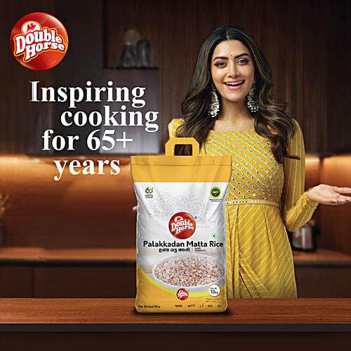 Double Horse Palakadan Unda Matta Rice, 10 kg  