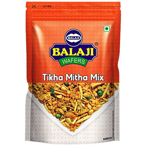 Balaji Namkeen Tikha Mitha Mix, 500 g Pouch 