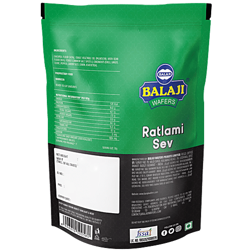 Balaji Ratlami Sev Namkeen, 190 g Pouch 