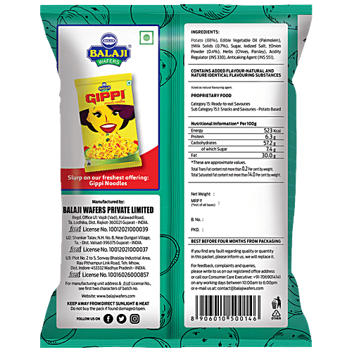 Buy Balaji Chips Cream Onion 135 Gm Online at the Best Price of Rs 40