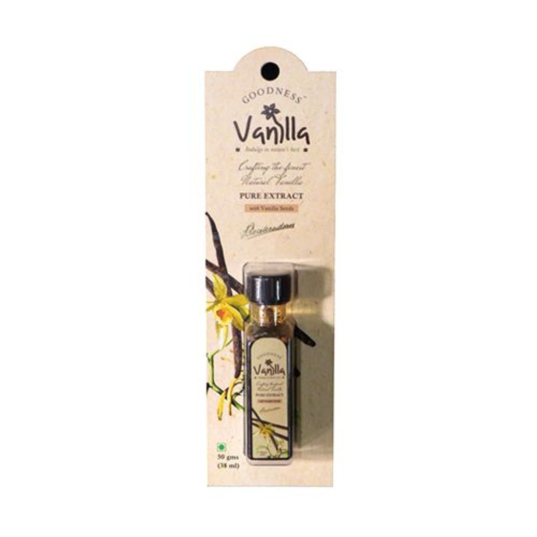 Goodness Vanilla Pure Extract - with Vanilla Seeds, 38 ml 