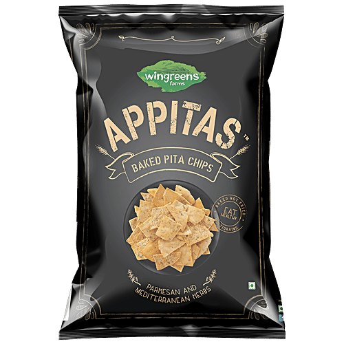 Buy Appitas Pita Chips Parmesan And Mediterranean Herbs 60 Gm Online At Best Price of Rs 37.6