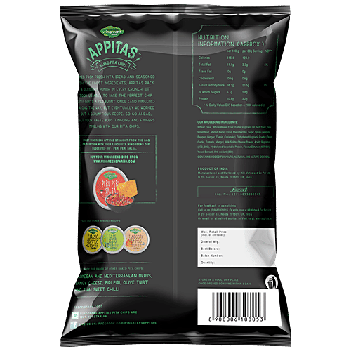 Buy Appitas Pita Chips Jalapeno 60 Gm Online At Best Price of Rs 28