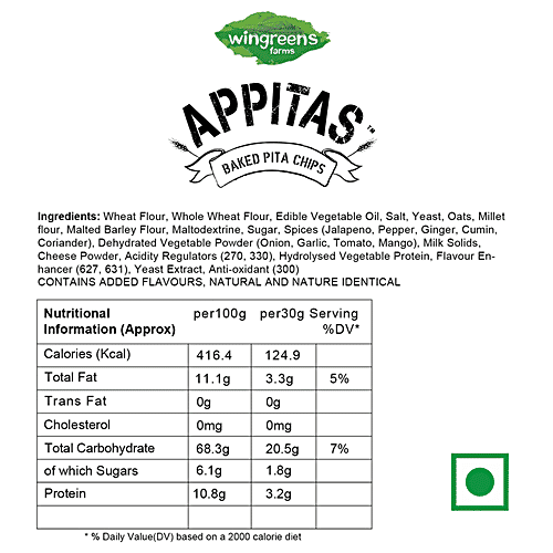 Buy Appitas Pita Chips Jalapeno 60 Gm Online At Best Price of Rs 40