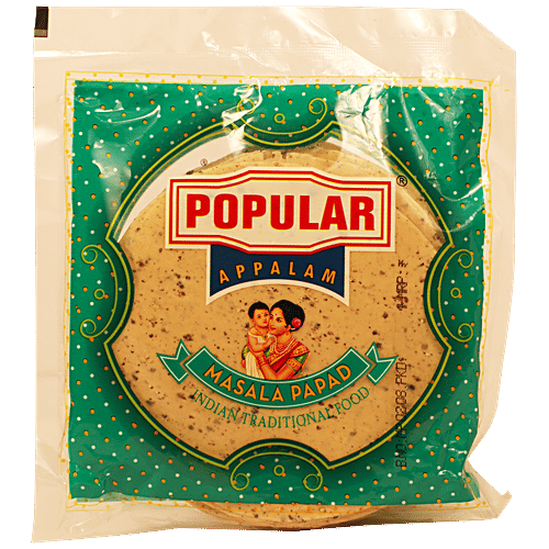 Popular Papad - Masala, 200 g  