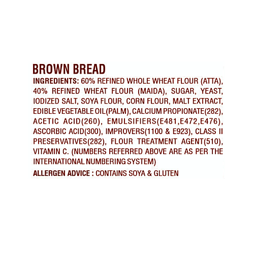 Aabad Healthfull Brown Bread-Wheat Bread, 400 g