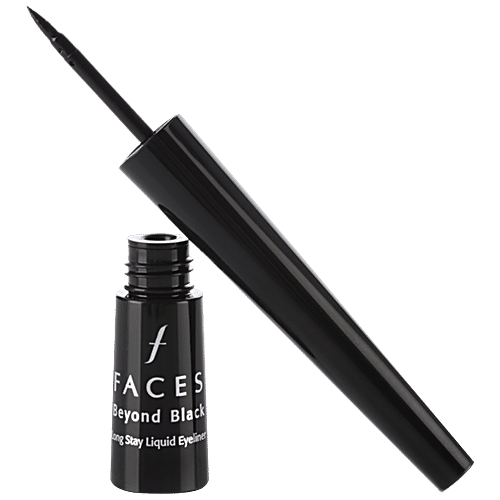 Faces Beyond Black Long Stay Liquid Eye Liner Black, 2.5 ml  