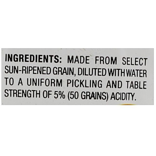 Heinz Imported Imported Distilled White Vinegar - Product of USA, 473 ml  Clean 
Naturally Fermented