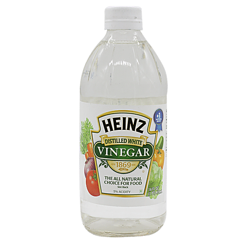 Heinz Imported Imported Distilled White Vinegar - Product of USA, 473 ml  Clean 
Naturally Fermented