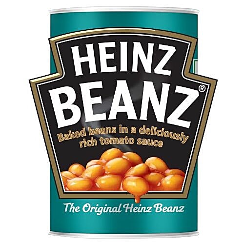 Heinz Imported Beanz - Baked Beans In Tomato Sauce, 415 g  No Artificial Preservatives, Colours or Flavours