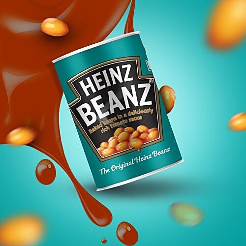 Heinz Imported Beanz - Baked Beans In Tomato Sauce, 415 g  No Artificial Preservatives, Colours or Flavours