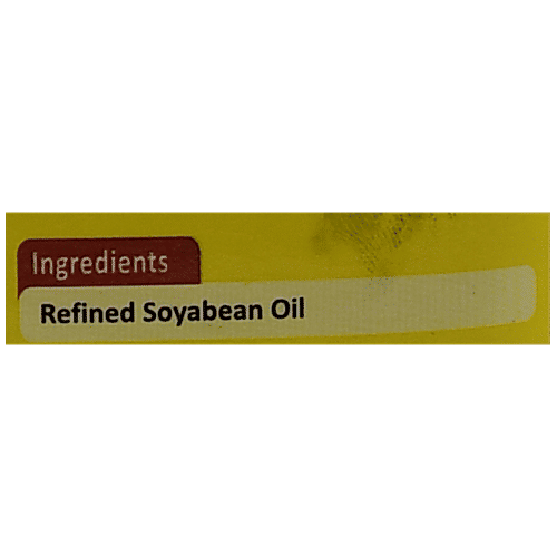 P Mark Refined - Soyabean Oil, 1 L Zero Cholesterol & Zero Trans Fat
