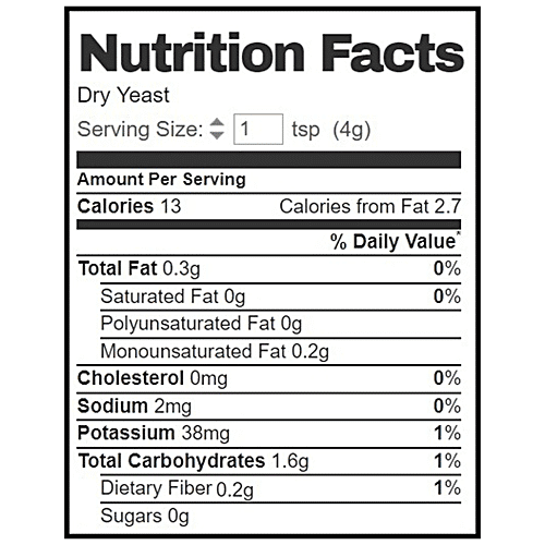 Buy Cookwell Dry Yeast 25 Gm Online at the Best Price of Rs 45 bigbasket