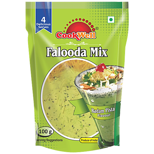 Cookwell Falooda Mix - Badam Pista, 100 g  