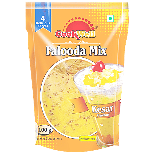 Cookwell Falooda Mix - Kesar, 100 g  