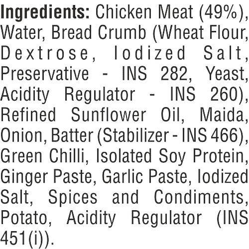 Venkys Chicken - Burger Patty, 250 g  Zero Trans Fat