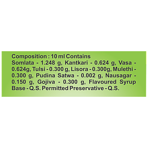 Baidyanath Kasamrit Herbal Tonic - For Cough & Cold, 100 ml  