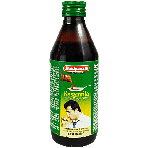 Baidyanath Kasamrit Herbal Tonic - For Cough & Cold, 100 ml  