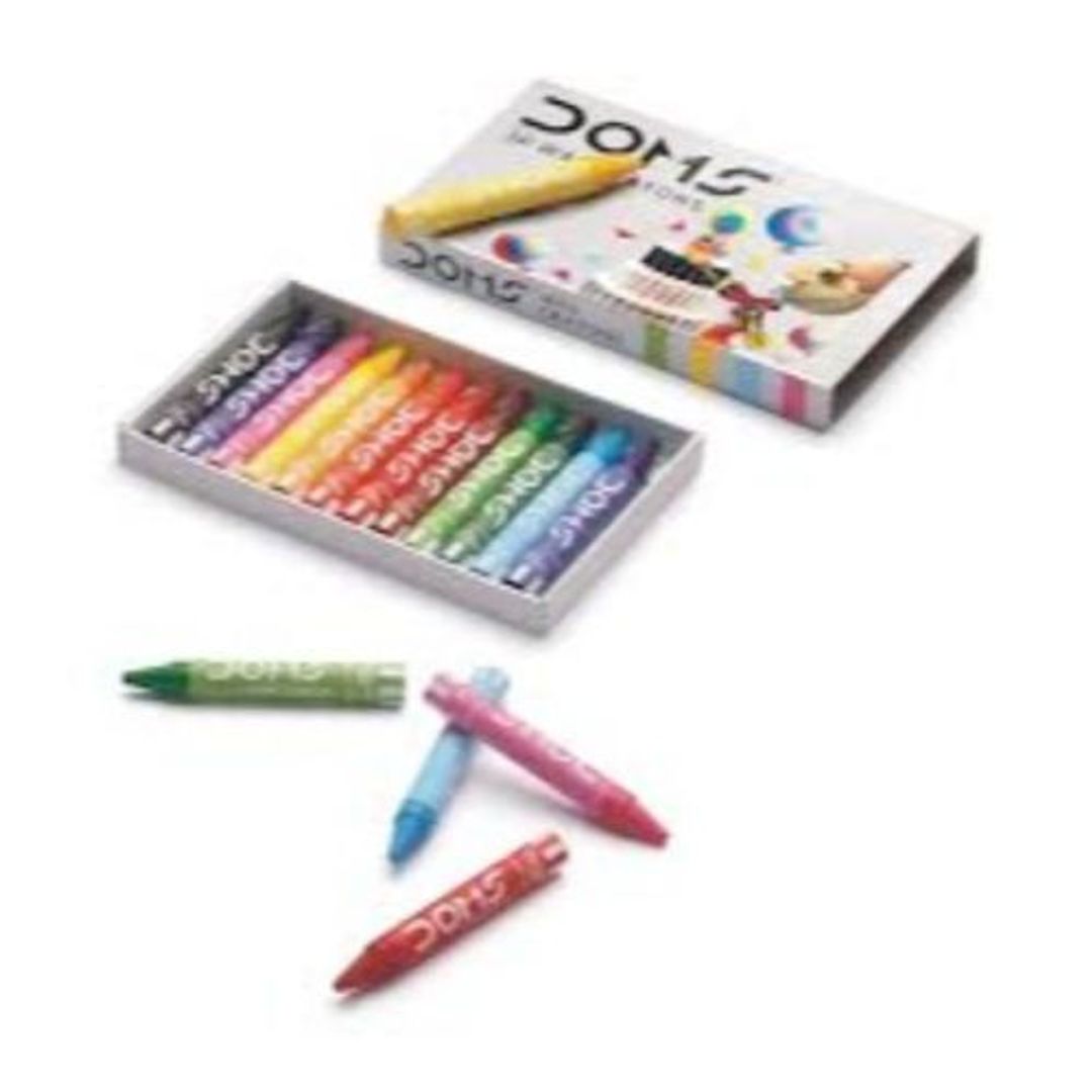 Doms Wax Crayons, 12 pcs 