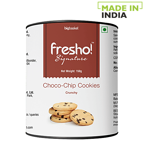 Buy Fresho Signature Cookies Chocochip Crunchy 150 Gm Online At Best