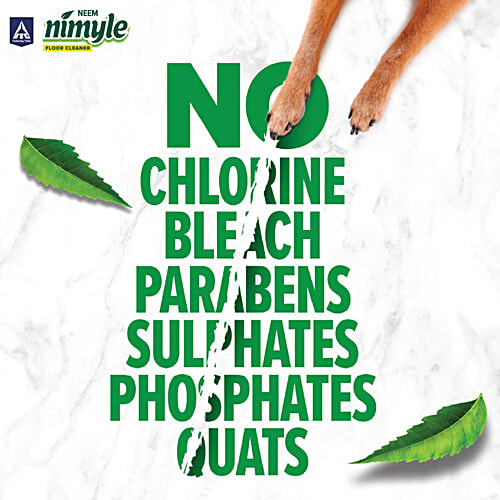 Nimyle Floor Cleaner - Herbal, With Power Of Neem, 975 ml  Antibacterial, Fresh Longlasting Fragrance