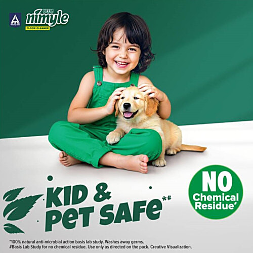 Nimyle Floor Cleaner - Herbal, With Power Of Neem, 975 ml  Antibacterial, Fresh Longlasting Fragrance