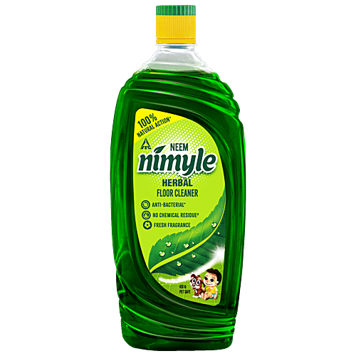 Nimyle Floor Cleaner - Herbal, With Power Of Neem, 975 ml  Antibacterial, Fresh Longlasting Fragrance