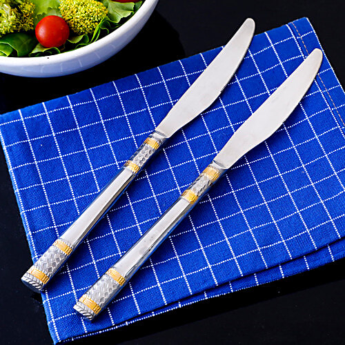 Buy FNS Celebration Stainless Steel Dinner Knife Set, Cbdk02H Online