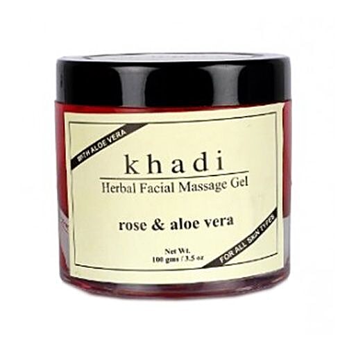 Buy Khadi Face Massage Gel Rose and Aloevera Online at Best Price of