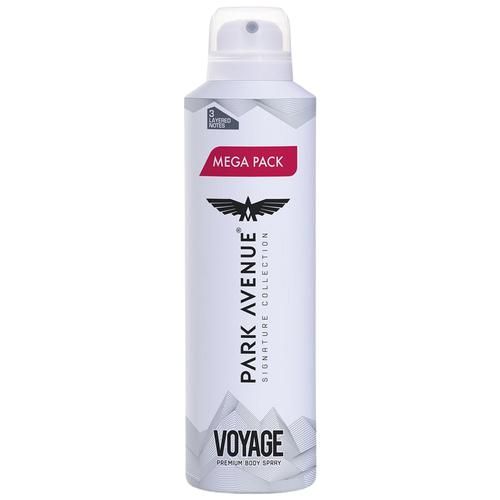 Park Avenue Voyage Signature Deodorant For Men, 220 ml (Mega Pack) 