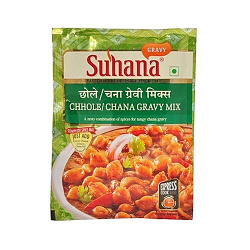 Suhana Spice Mix - Chole Chana, 50 g  No Artificial Flavours, Colors & Preservatives