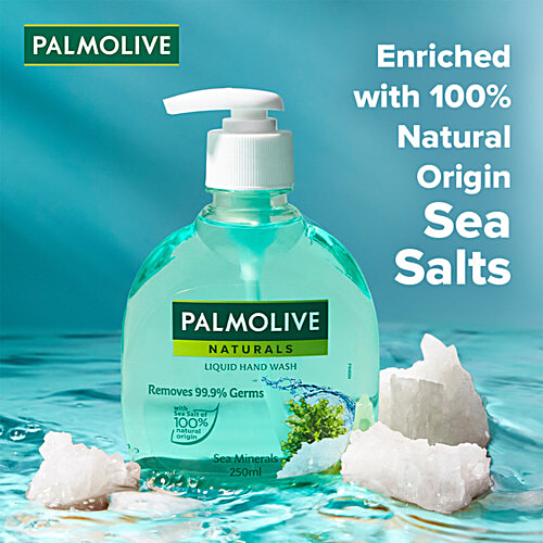 Palmolive Naturals Liquid Hand Wash - Sea Minerals, Deep Cleansing, 250 ml  