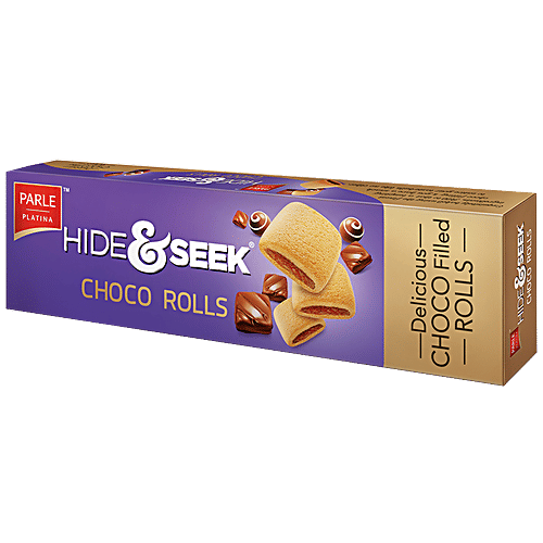 Parle Hide & Seek Choco Rolls, 120 g  